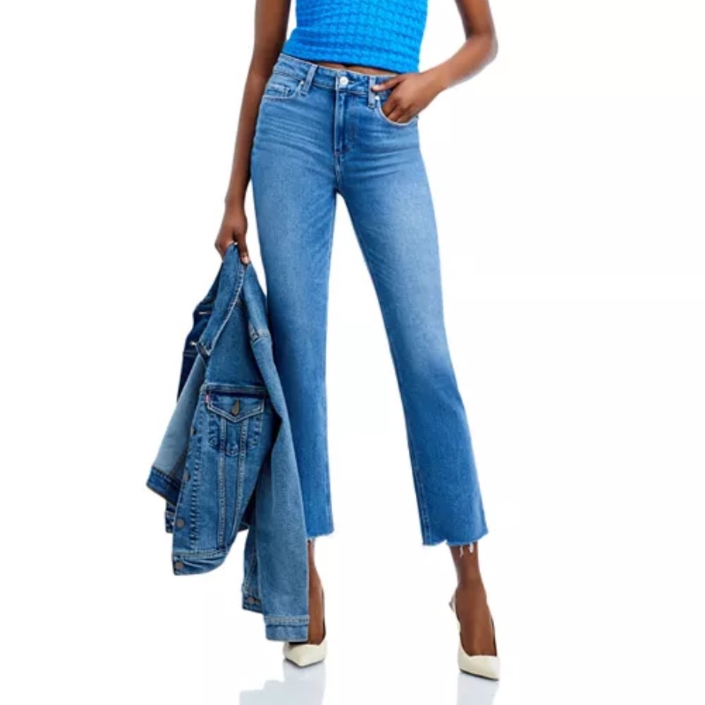 ❌SOLD //PAIGE Cindy High Rise Ankle Straight Jeans in Music